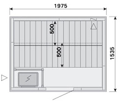 Sauna Harvia Basic Model 2015B