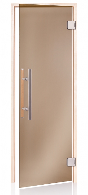 Dvere saunové "A" Premium 7x19 Bronze 690x1890 mm Osika