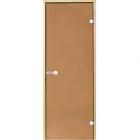 Dvere do sauny HARVIA 8x21, bronzové, 790x2090 mm, borovica