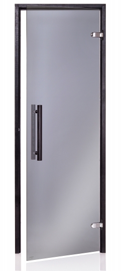 Dvere saunové "A" 7x19 Grey 690x1890 mm Black