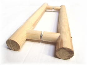 Držadlo PREMIUM rozteč 300mm, drevo/drevo