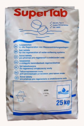 Regeneračná soľ tabletovaná 25 Kg pre FSK, S & C