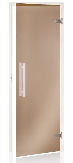 Dvere saunové "A" 7x19 Bronze 690x1890 mm White