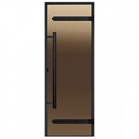 Dvere do sauny HARVIA Legend 8x19, bronzové, 790x1890 mm