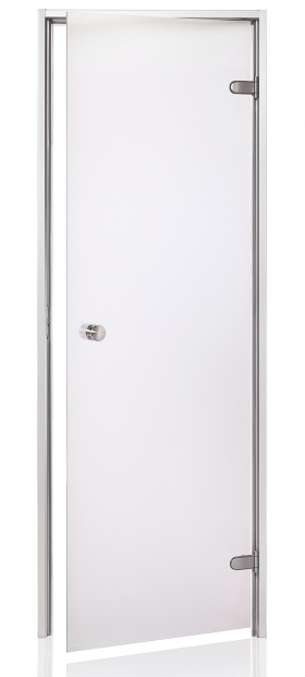 Dvere do parnej sauny "A" 9x19 Satin 885x1895 mm