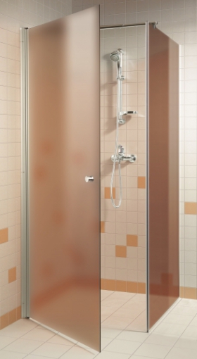 Sprchovací kút "A" 8x8x20 Satin Bronze 800x800x2000 mm