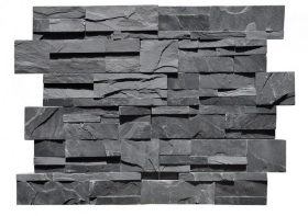 Kamenný obklad za pec 35x18 štiepaná bridlica square, Z panel