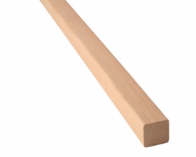 Štvorcová lišta vnútorná - Jelša 21x21x2100mm