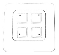 Cariitti Easy PB Coupler, rozbočovač pre spínače