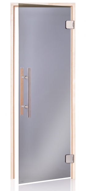 Dvere saunové "A" Premium 8x21 Grey 790x2090 mm Jelša