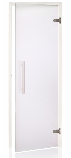 Dvere saunové "A" 7x21 Satin 690x2090 mm White