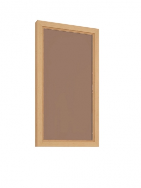 Okno do sauny 92x490x890mm bronze jelša