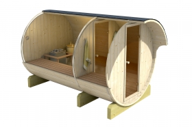 Sudová sauna 330 SMREK, rozložená