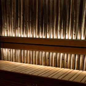Cariitti Sauna Linear Set s vláknami VPL30C-BT 4M, farebná zmena