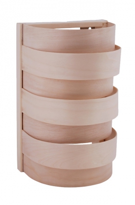 Saunové tienidlo Sentiotec - vertikálne, osika, 264x167mm