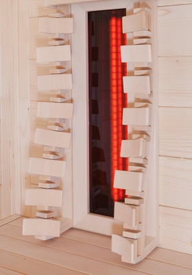 Ergonomická chrbtová opierka pre infražiarič VitaMy 350 W, lipa