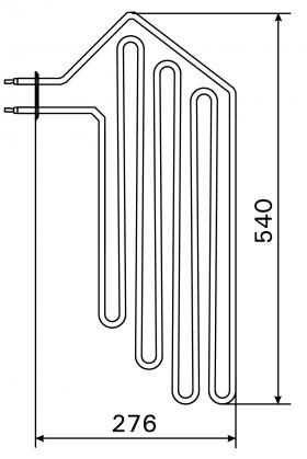 Vykurovacie teleso, špirála pre saunové kachle AF9/AFB9, 3000W/230V
