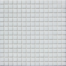 Mozaika 327x327x4mm, drvené sklo, SNOW WHITE