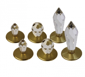 Cariitti set, zlatá, fitinka kryštál, 6x