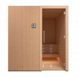 Fínska sauna Auroom LIBERA 200x200 osika/jelša