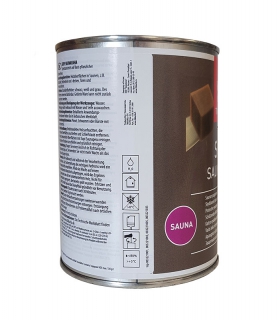 Saunavosk - ochranný vosk na drevo do sauny, transparentný, 0,9 l
