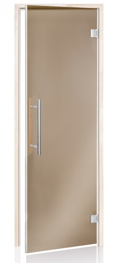 Dvere do sauny "A" Benelux 7x19 Bronze 690x1890 mm Jelša