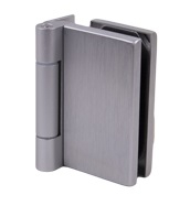 Pánt pre saunové celosklenené dvere (na zárubňu), matný, nerez