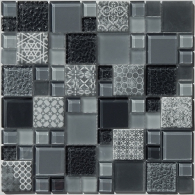 Mozaika 300x300x4mm, RETRO GREY