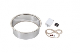 Osvetlený nerezový lem Harvia ku kachliam Cilindro