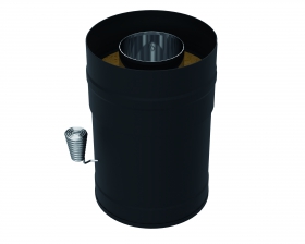 Škrtiaca klapka Harvia do komínového setu, 115mm, black