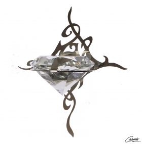 Cariitti osvetlenie DIAMANT KIHLA nerez, fitinka