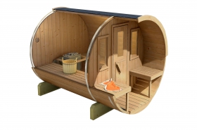 Sudová sauna 250 BOROVICA THERMO s terasou, rozložená