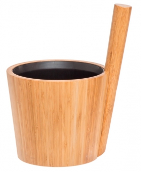 Bambusové vedro Rento s čiernou výplňou