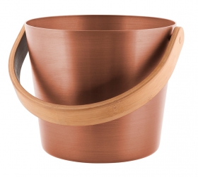 Hliníkové vedro Rento s uchom, farba medená