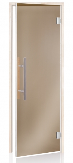 Dvere do sauny "A" Lux 7x20 Bronze 690x1990 mm