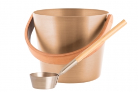 Set vedro a naberačka Rento, farba champagne