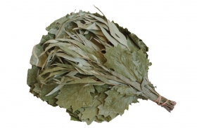 Saunová metlička z duba a eukalyptu