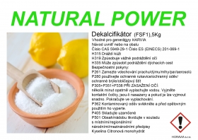 Dekalcifikátor - Citric Acid  5 Kg, dávkovač 80g