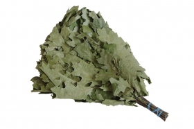 Saunová metlička, červený dub