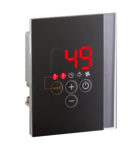 Ovládací panel riadiacej jednotky Pro D INFRA, čierna