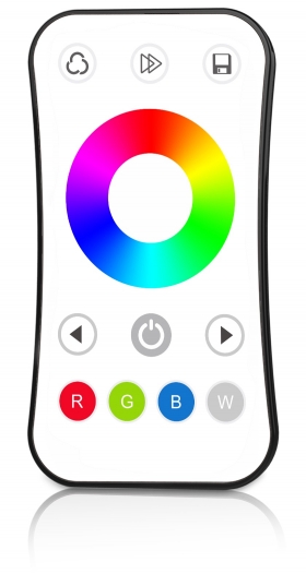 Bezdrôtové RGBW LED diaľkové ovládanie k osvetlenie SENTIOTEC, 1 zónové