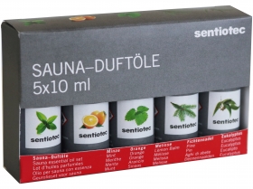 Set saunových aróma, 5x10ml
