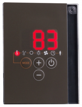 Predaj ukončený: Saunová regulácia, riadiaca jednotka SENTIOTEC Professional D3i, čierna