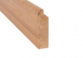 Hrana lavicová - so zubom a oblou hranou 2100x40x140mm, THERMOWOOD