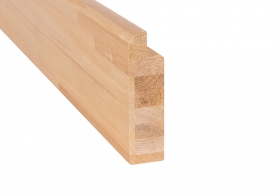 Hrana lavicová - so zubom a oblou hranou 2100x40x90mm, jelša