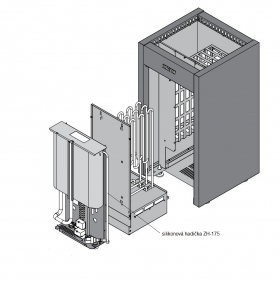 Silikónová hadica pre kachle Virta Combi 12/16 mm