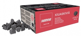 Saunové kamene HARVIA, veľ. 5-10 cm, 20kg, červené balenie