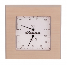 Predaj ukončený: Teplomer s vlhkomerom Sentiotec - štvorec, osika