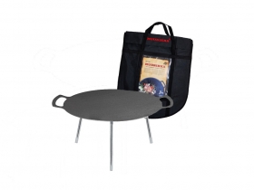 Muurikka grilovacia panvica 38 cm, vr. ochranného obalu s nožičkami