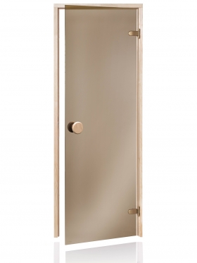 Dvere saunové "A" Raiser 7x19 Bronze 690x1871 mm Borovica